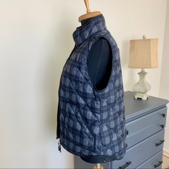 J. Crew Factory Down Puffer Plaid Vest B3 - Picture 4 of 8